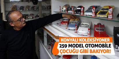 Konyalı Koleksiyoner 259 Model Otomobile Çocuğu Gibi Bakıyor!