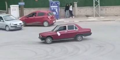 Konya’da drift yapan sürücüye ceza yağdı