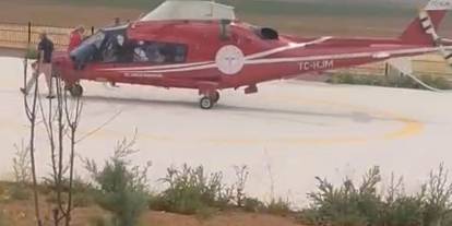 Kalp Krizi Geçiren Hasta İçin Hava Ambulansı Seferber Oldu