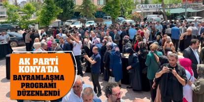 AK Parti Konya'da bayramlaşma programı düzenlendi