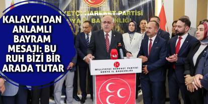 Kalaycı’dan Anlamlı Bayram Mesajı: Bu Ruh Bizi Bir Arada Tutar