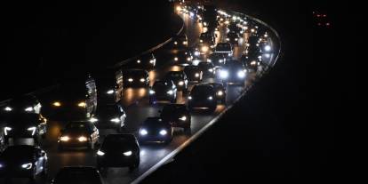 Bayram tatili dönüşü trafikte yoğunluk