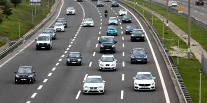 Bayramda otoyollardan yaklaşık 16,3 milyon araç geçti