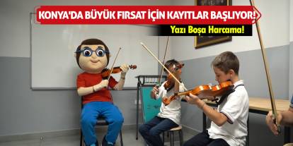 Yazı Boşa Harcama! Konya'da Büyük Fırsat İçin Kayıtlar Başlıyor!