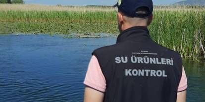 Beyşehir Gölünde denetimler av yasağının son günlerinde de sürdü