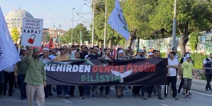 Konya'da 'Gazze İçin Küresel Vicdan Yürüyüşü!'
