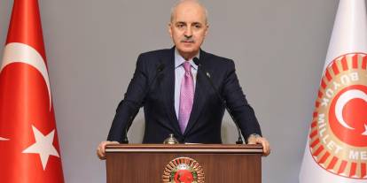 Numan Kurtulmuş: İsrail hükümetinin varlığı dünya barışı için büyük tehdittir