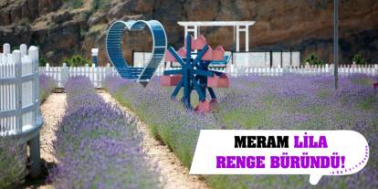Meram lila renge büründü!