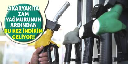 Akaryakıta Zam Yağmurunun Ardından Bu Kez İndirim Geliyor!
