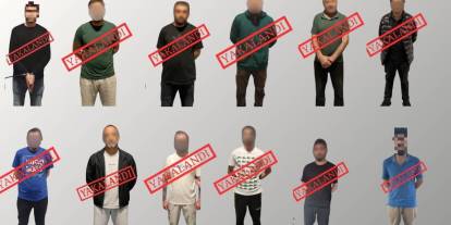 Kırmızı bültenle aranan 11 suçlu Türkiye'ye getirildi