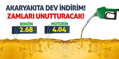 Akaryakıta Dev İndirim! Zamları Unutturacak!