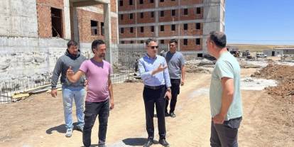 Kulu’da KYK yurt binasının inşaatı sürüyor