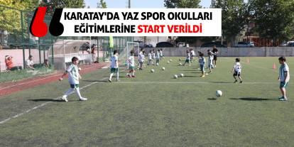 Karatay'da Yaz Spor Okulları eğitimlerine start verildi