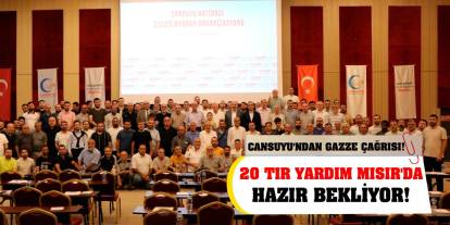 Cansuyu'ndan Gazze Çağrısı! 20 Tır Yardım Mısır'da Hazır Bekliyor!