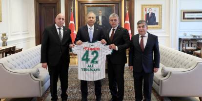 Konyaspor'dan İçişleri Bakanı Yerlikaya'ya Ziyaret