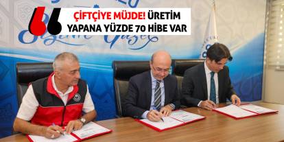 Çiftçiye Müjde! Üretim Yapana Yüzde 70 Hibe Var