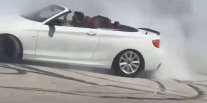 Cadde ortasında drift atan sürücüye 46 bin TL ceza