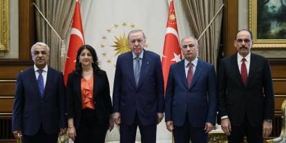 Cumhurbaşkanı Erdoğan, DEM Parti heyetini kabul etti