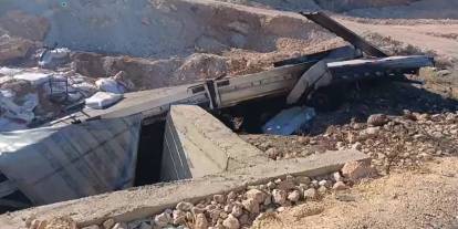 Kaza yapan tırda alevler içerisinde kalan baba ve 13 yaşındaki oğlu hayatını kaybetti