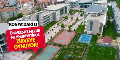 Konya'daki O Üniversite Mezun Memnuniyetinde Zirveye Oynuyor!