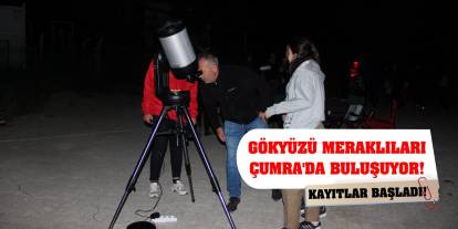 Gökyüzü Meraklıları Çumra'da Buluşuyor! Kayıtlar Başladı!