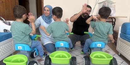 Konya’da Sevgiyle Büyüyen Üç Kalp: Üçüzlere Yuva Oldular!