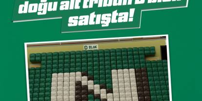 Konyaspor'da Doğu Alt D Blok için yeni düzenleme