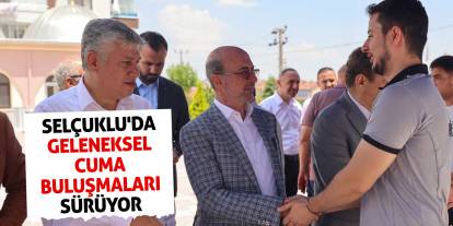 Selçuklu'da Geleneksel Cuma Buluşmaları Sürüyor