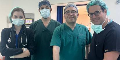 Beş günlük bebek, Selçuk Tıp’ta nefesine kavuştu