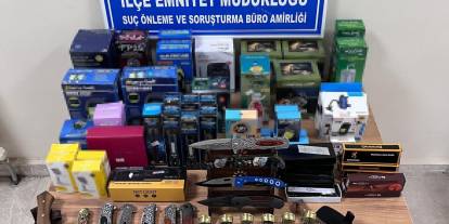 Konya'da 26 adet kesici delici alet ele geçirildi