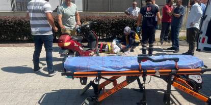 Konya'da elektrikli bisiklet ile otomobil çarpıştı: 1 yaralı