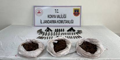 Konya'da Bağ Evinden Cephanelik Çıktı!