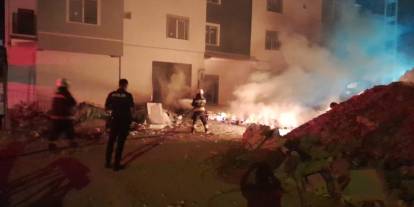 Konya'da korkutan palet yangını!