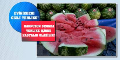 Evinizdeki gizli tehlike! Karpuzun dışında tehlike içinde hastalık olabilir!