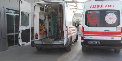 Üzerine saman balyası düşen şahıs yaralandı