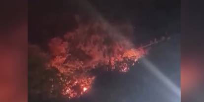 Attıkları havai fişek yangın çıkardı: 4 gözaltı!