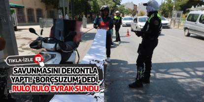 Savunmasını Dekontla Yaptı! ‘Borçsuzum’ Dedi, Rulo Rulo Evrak Sundu
