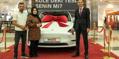 Konya'da Gündem Olan Çekiliş! 2 Milyonluk Tesla Sahibini Buldu!