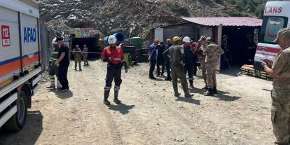 Elazığ’da maden ocağında göçük