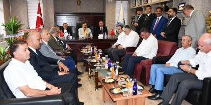 TOBB Başkanı Hisarcıklıoğlu’ndan Akşehir’e taziye ziyareti