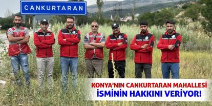 Konya'nın Cankurtaran Mahallesi İsminin Hakkını Veriyor!