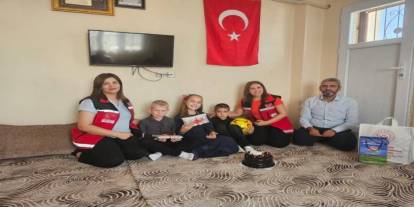 Şehit oğluna yürekleri ısıtan sürpriz