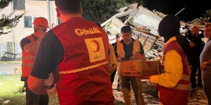 Kızılay’dan, afetzedelere beslenme desteği
