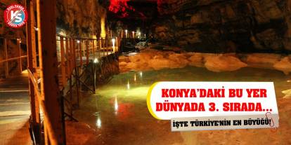 Konya’daki Bu Yer Dünyada 3. Sırada... İşte Türkiye'nin En Büyüğü!