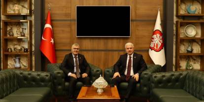 Vali İbrahim Akın’dan Niğde Valisi Cahit Çelik’e ziyaret