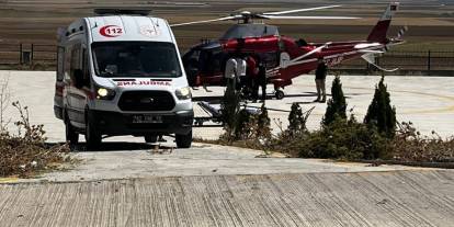 Kulu’da hava ambulansı hayat kurtardı!
