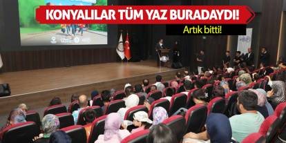 Konyalılar tüm yaz buradaydı! Artık bitti!
