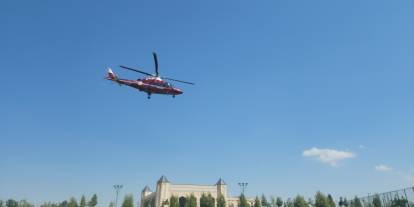 Konya'da Felç Geçiren Hasta İçin Helikopter Havalandı