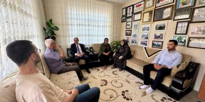 Vali Akın’dan Şehit Polis Metin Düzgün’ün ailesine anlamlı ziyaret