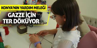 Konya'nın Yardım Meleği Gazze İçin Ter Döküyor